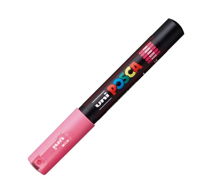 rotulador uni-ball posca pc1m 0.7 rosa