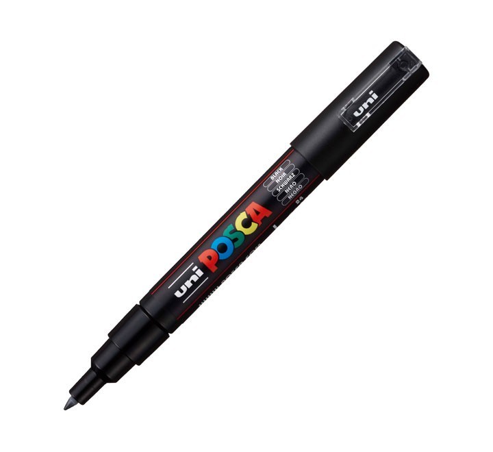 rotulador uni-ball posca pc1m 0.7 negro