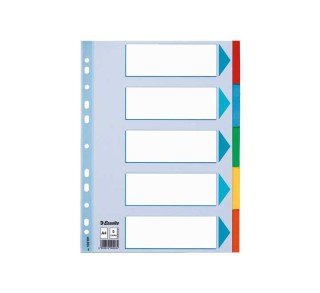 separad. esselte carton ind. color a4 15pos.