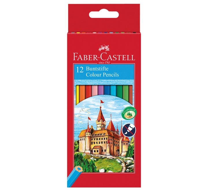caja 12 lapices colores  faber-castell ht 120112