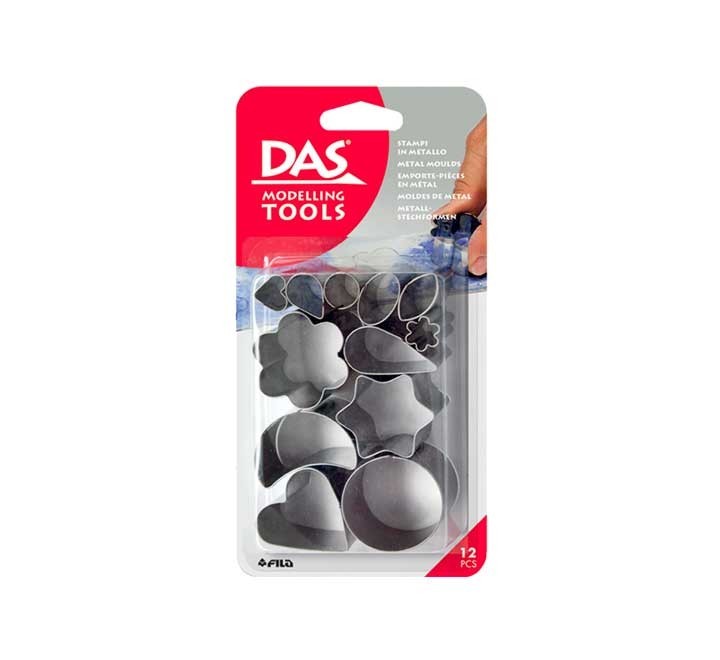 set 12 cortadores metal das formas stdo