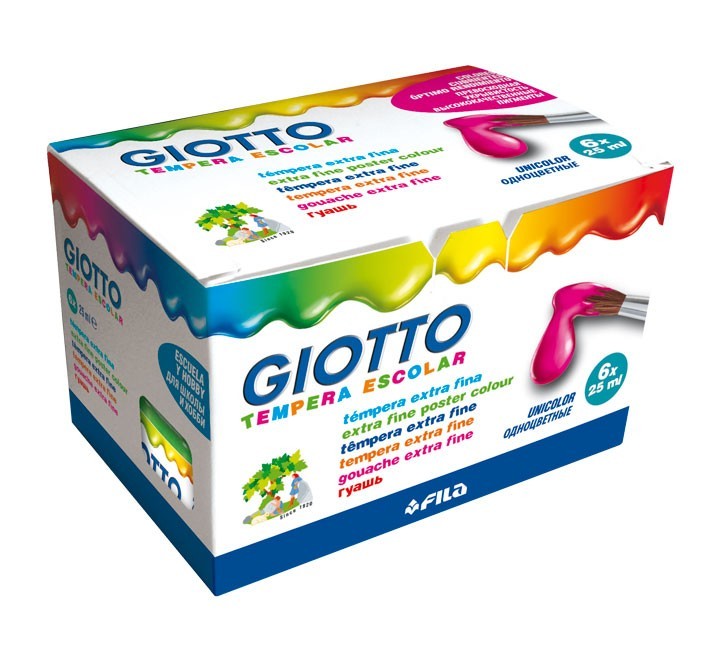 bote tempera escolar giotto 25ml ve esme 356913