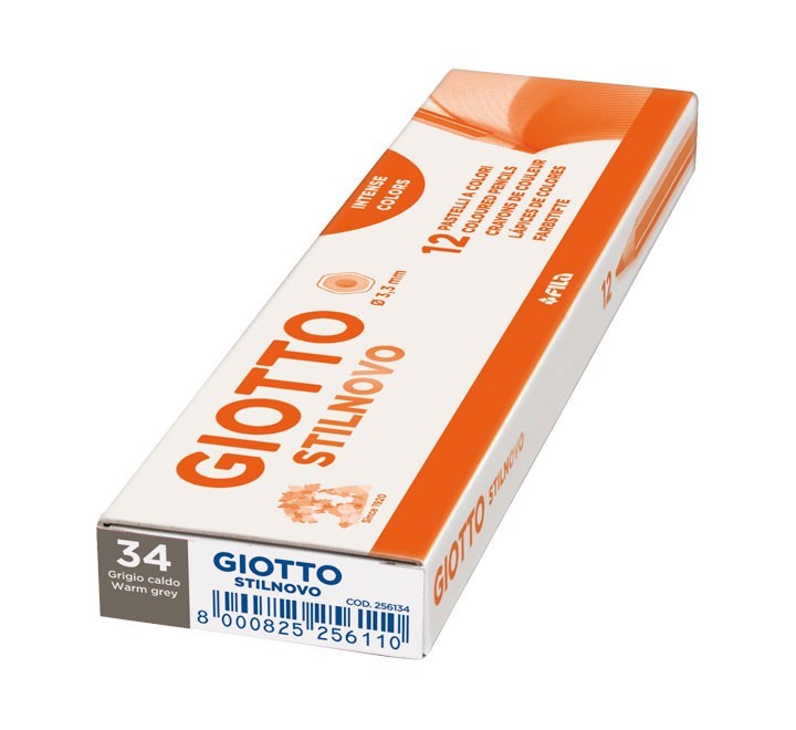 c.12u lapices giotto stilnovo gris 256134