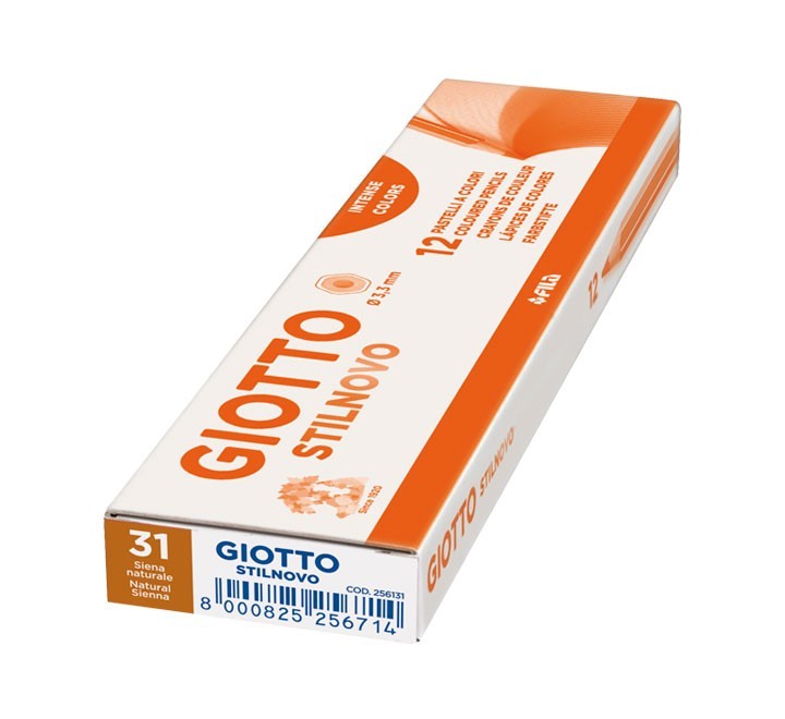 c.12u lapices giotto stilnovo marron cl256131