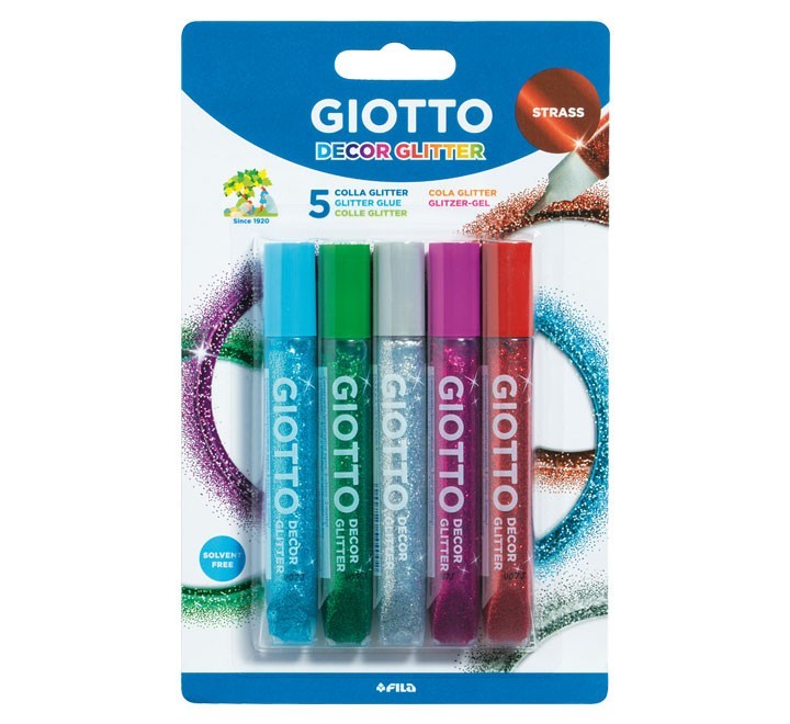 b.5un giotto glitter glue strass10.5ml 545200