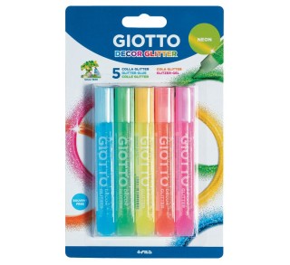 b.5un giotto glitter glue neon 10.5ml 545300