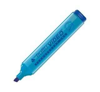 marcad. fluor fila tratto video azul
