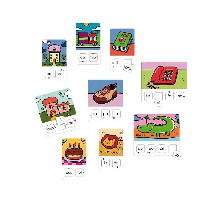 puzzle 19 encaje diset silabas 68962