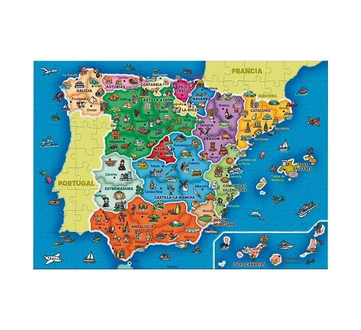 puzzle 137 pz. diset provincias espana 68942