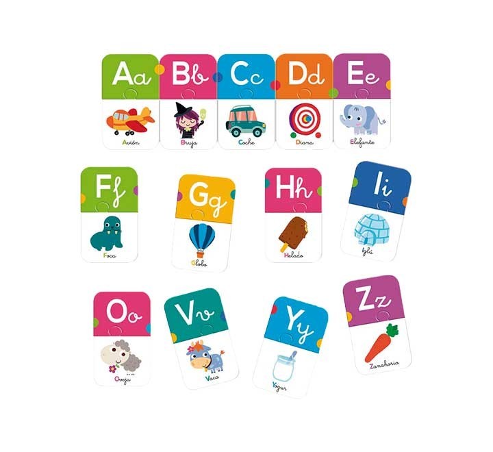 puzzle diset 54 pz. abecedario 68963