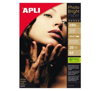 paq. 25h papel apli photo bright 280g