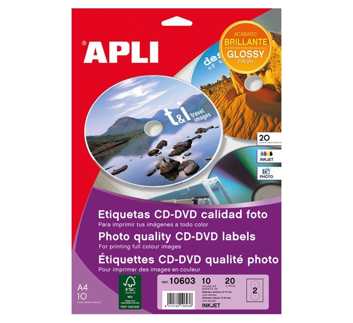 apl b10h etiq cd bri diam 117 ink glossy