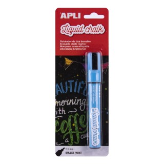 b. rotulad apli liquid chalk 5.5mm p/con azul