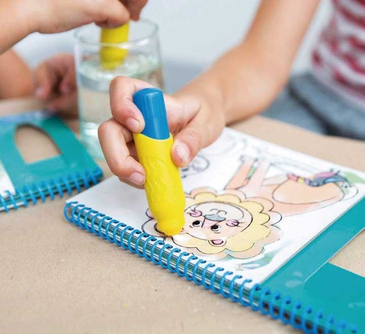 set bloc 4h+pincel apli aqua fun selva 15225