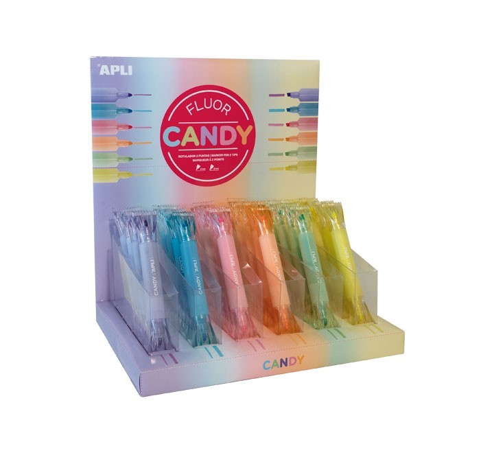 exp. 36 u. marcadores apli fluor candy