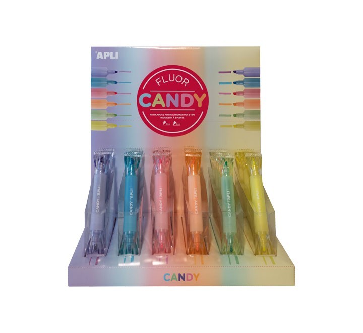 exp. 36 u. marcadores apli fluor candy