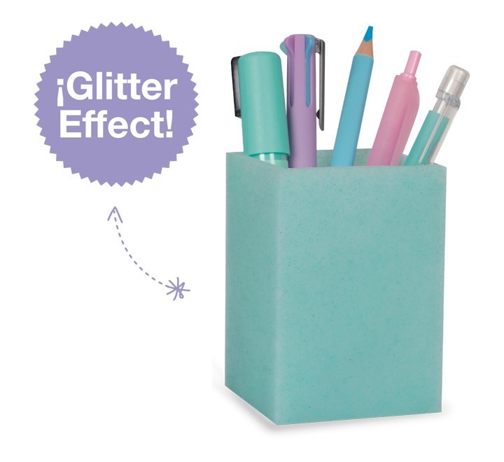 exp. 12 cubilete apli glitter stdo