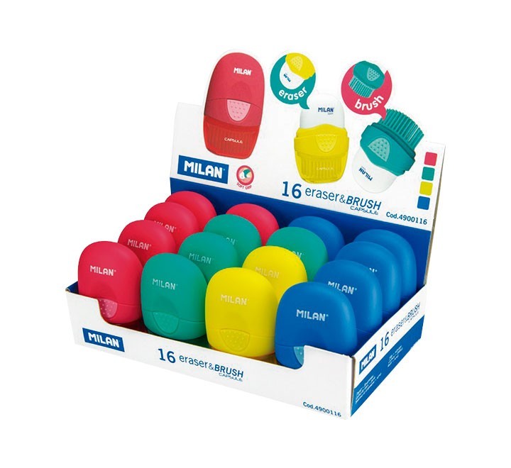goma milan eraser & brush capsule 4900116