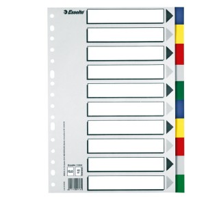 separadores esselte pp caratula fÂº 10 posic.