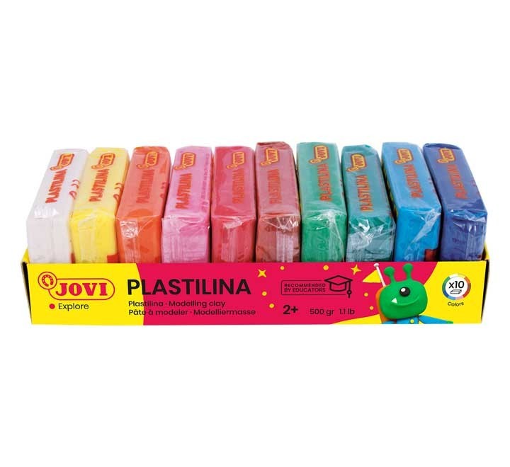 c. 10u plastilina jovi 50gr stdo 70/10s