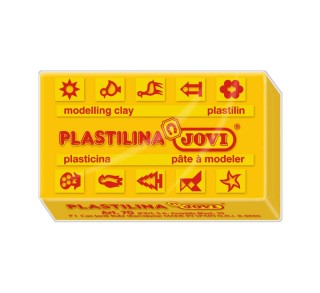 pastilla plastilina jovi 50g amarillo 7002