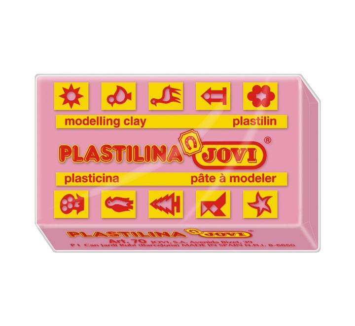 pastilla plastilina jovi 50g rosa 7007