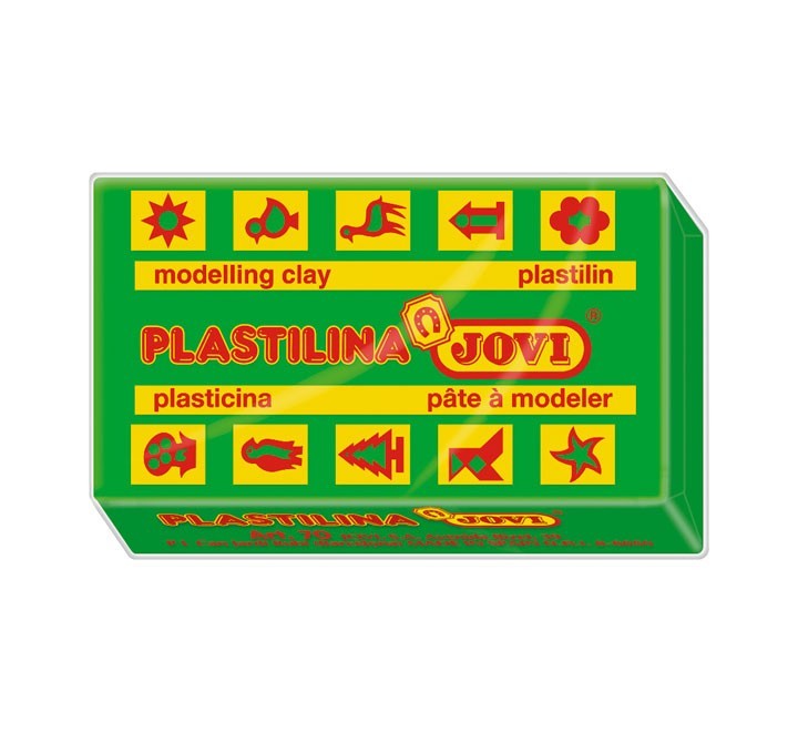 pastilla plastilina jovi 50g verde cl 7010