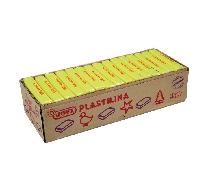 pastilla plastilina jovi 350g amarillo 7202