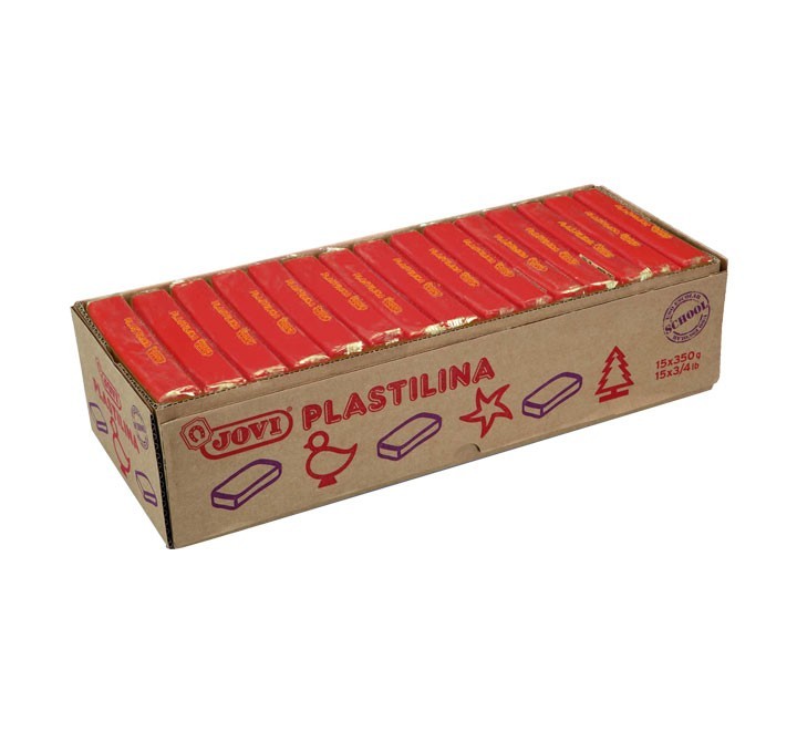 pastilla plastilina jovi 350g rubi 7206