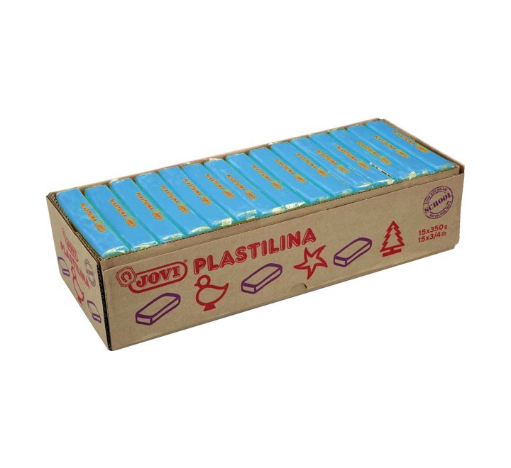 pastilla plastilina jovi 350g azul cl 7212