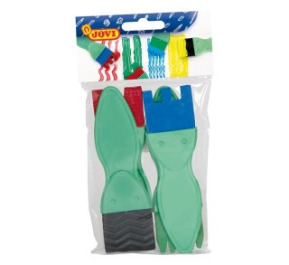 b.4 pinceles goma formas diversas 815