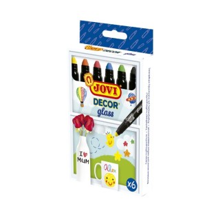 est. 6 ceras jovi decor glass stdo 1906