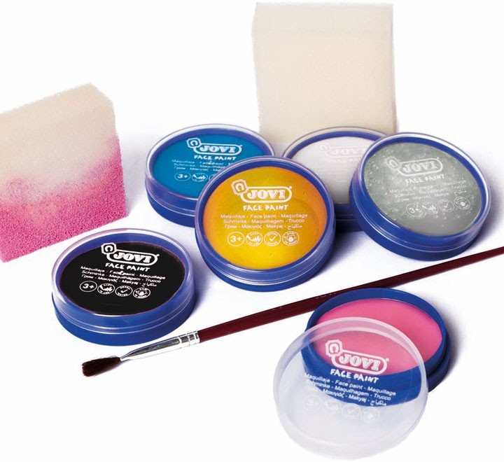 maquillaje crema 6 colores jovi 174g princess