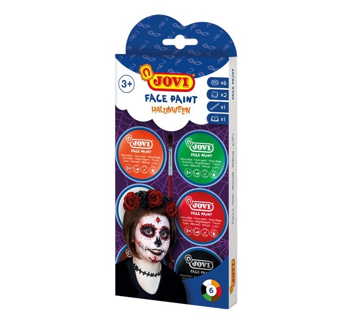 maquillaje crema 6 colores jovi 174h halloween