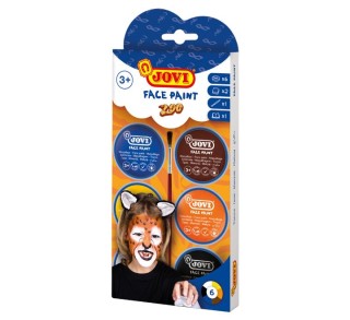 maquillaje crema paleta 6 colores jovi 174z zoo