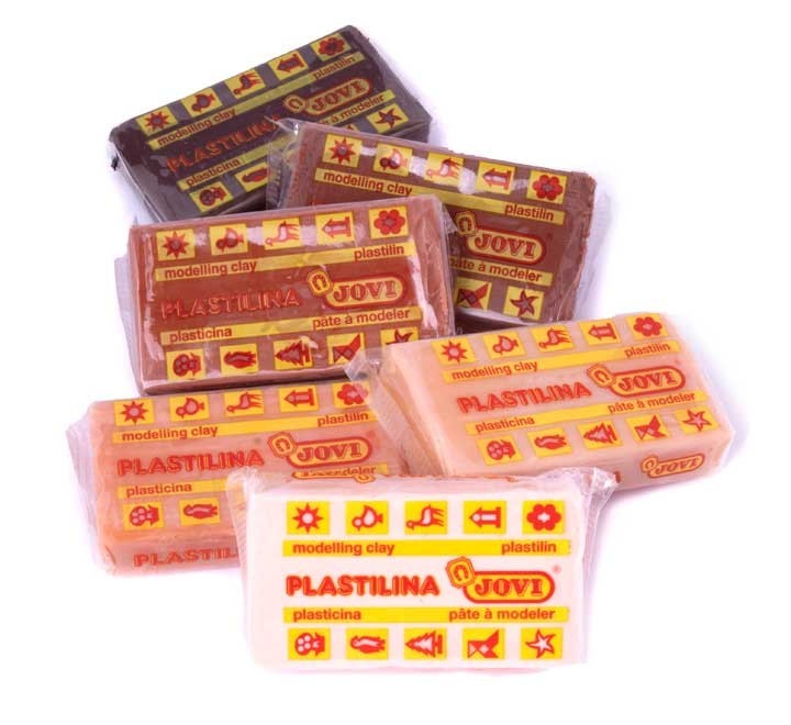 c. 6u plastilina jovi 50gr multi cultural std