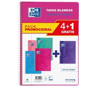 p. 4+1 cuad oxford classic 4x4 fÂº 80h t/bl tenden