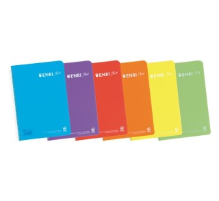 cuad. enri t.plastico fÂº 80h pauta 3,5 c/m stdo