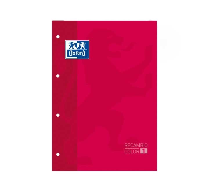 rec. oxford a4 80h 5x5mm rojo 90g 400123673
