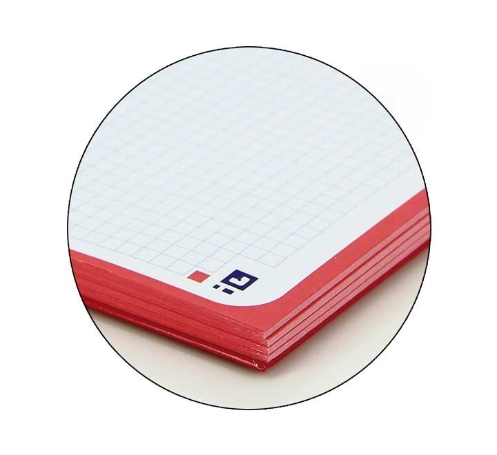 rec. oxford a4 80h 5x5mm rojo 90g 400123673
