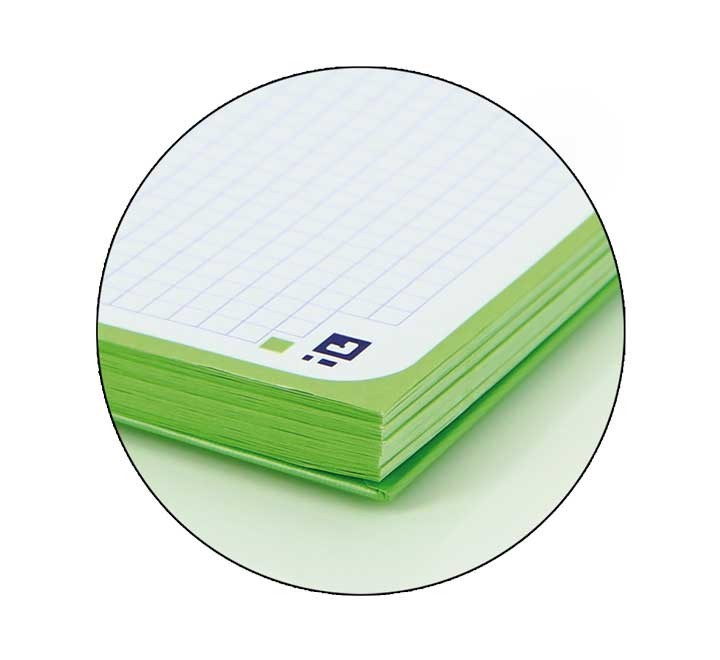 rec. oxford a4 80h 5x5mm verde 90g 400123674