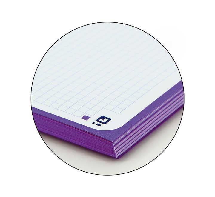 rec. oxford a4 80h 5x5mm malva 90g 400123676