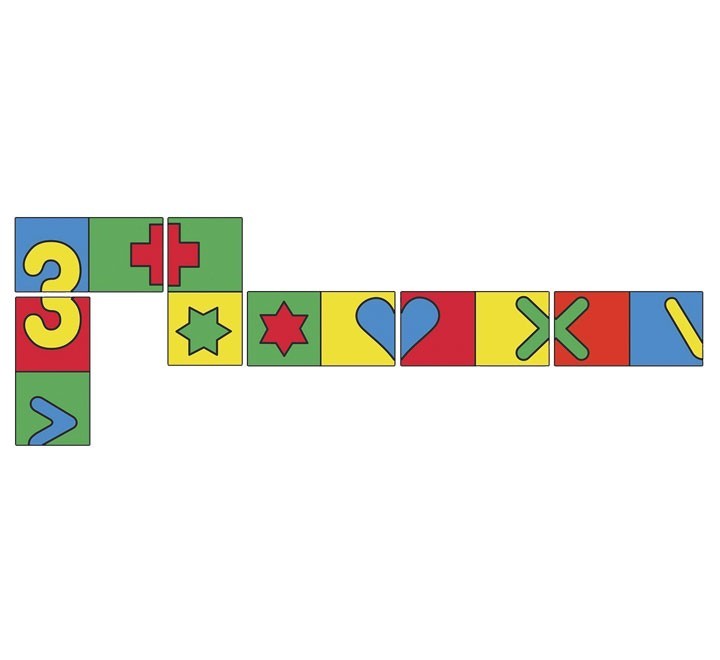 domino simetrias 28 fichas 7x14cm henbea 706