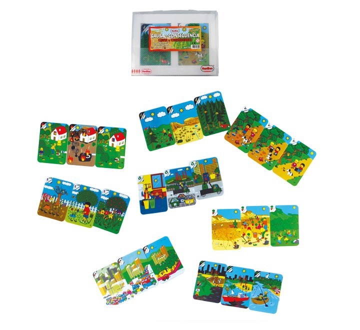 causa y consecuencia 24 tarjetas henbea 720