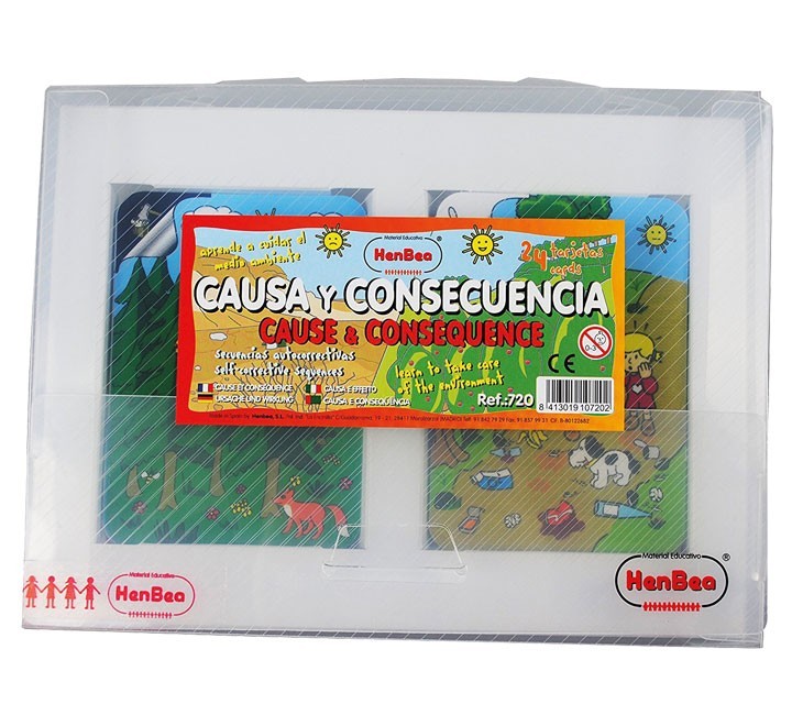 causa y consecuencia 24 tarjetas henbea 720