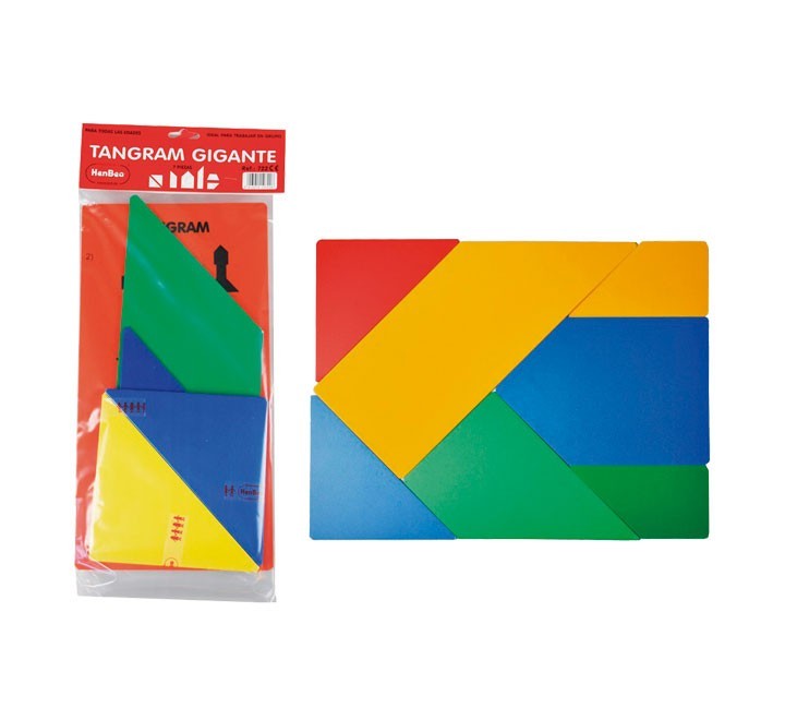 set 7 pz. henbea tangram gigante 722