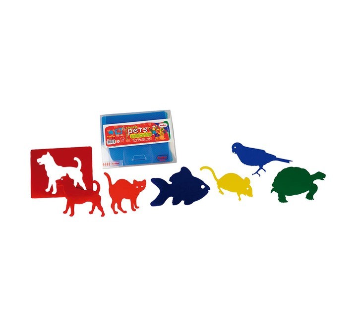 pack 6un plantillas mascotas henbea 865 23.5x17cm