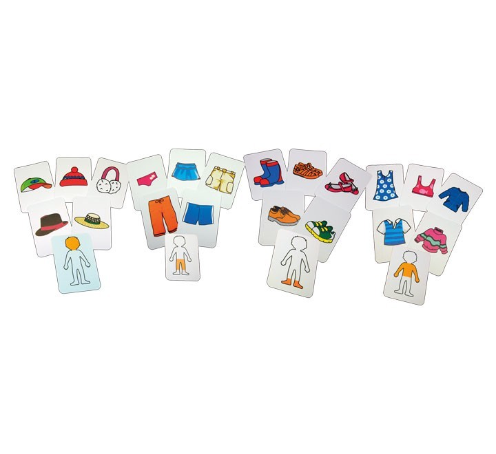 set 24 tarj. familia+ropa+cuerpo henbea 928