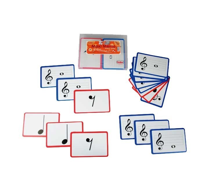 set 30 tarjetas musicales maxi memo henbea 980