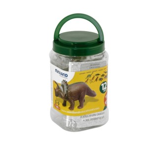 bote 12 fig. dinosaurios miniland plastico 25610